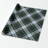Plaid Clan Gordon Rustieke Vakantie Tartan Cadeaupapier (Uitgerold)