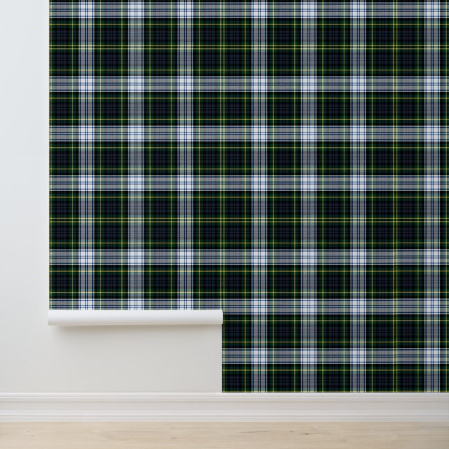 Plaid Clan Gordon Tartan Elegant Family Home Behang (Applicatie)