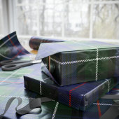 Plaid Clan MacKenzie Groene Paarse Tartan Cadeaupapier