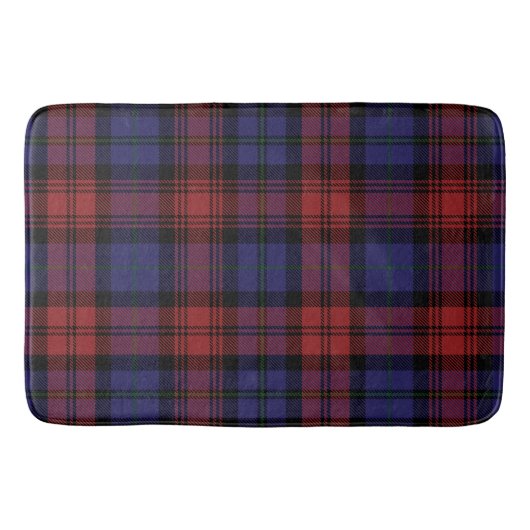 Plaid Clan MacLachlan Paars Rood Geruit Tartan Badmat (Voorkant)