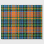 Plaid Clan Murray Blauw Sinaasappel Groene Tartan Cadeaupapier (Vlak)