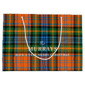 Plaid Clan Murray Blauw Sinaasappel Groene Tartan Groot Cadeauzakje (Achterkant)
