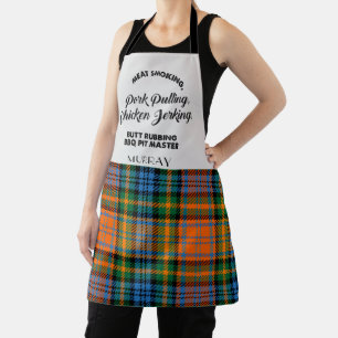 Plaid Clan Murray Oranje Groen Chef Tartan Schort
