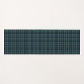 Plaid Clan Robertson Groen Zwart Check Tartan Yogamat (Voorkant (horizontaal))