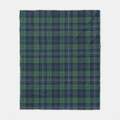 Plaid Clan Robertson Tartan Family Rustic Fleece Deken (Voorkant)