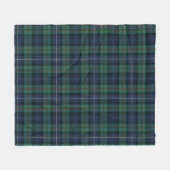 Plaid Clan Robertson Tartan Family Rustic Fleece Deken (Voorkant (Horizontaal))