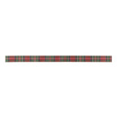 Plaid Classic Red Green Stewart Tartan Satijnen Lint (Voorkant)