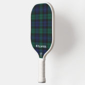Plaid Classic Rustic Green Tartan Custom Pickleball Paddle (Links)