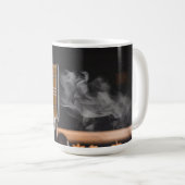 Plaid Coffee Mok Heritage Pattern Herfst Stoomkuns (Voorkant rechts)