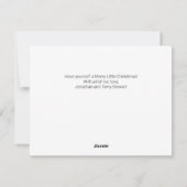 Plaid Custom Merry Christmas Kaart (Achterkant)