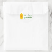 Plaid Cymru Partij van Wales Ronde Sticker (Tas)