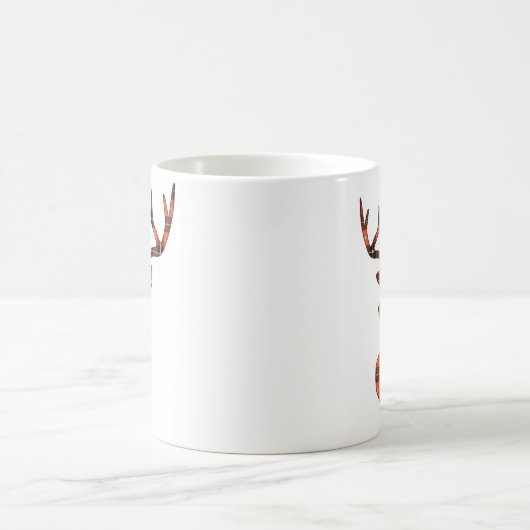 Plaid Deer Koffiemok (Center)