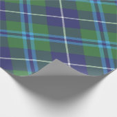 Plaid Douglas Rustic Farmhouse Tartan Cadeaupapier (Hoek)