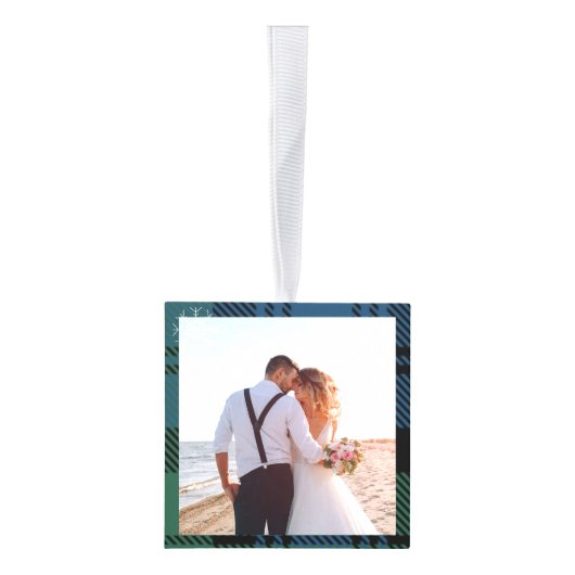 Plaid Eerste Kerstmis Getrouwd Campbell Tartan Decoratie (Rechts)