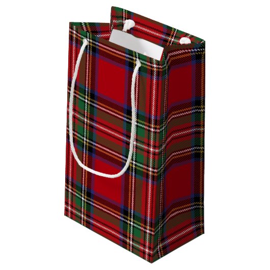 Plaid Elegant Rustic Clan Stewart Tartan Klein Cadeauzakje (Achterkant Gekanteld)