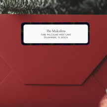 Plaid Elegant Rustic Classic Tartan Retouradres