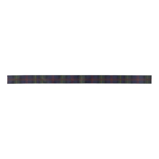 Plaid Elegant Rustiek Tartan Satijnen Lint (Voorkant)