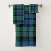 Plaid Elegante Rustieke Clan Campbell Tartan Bad Handdoek (Insitu)
