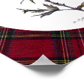 plaid en distel poster (Hoek)