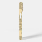 Plaid en kant schattig vrouwelijk crème bruin Case-Mate iPhone case (Achterkant / Rechts)