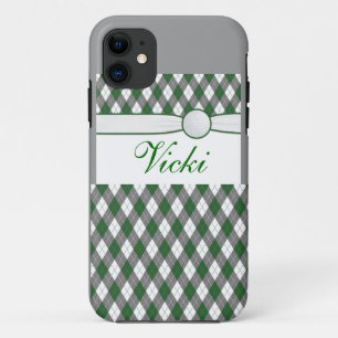 Plaid en lint hoesje