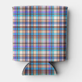 Plaid Fabric Checkered Print Pattern-57688 Blikjeskoeler (Voorkant)