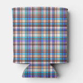 Plaid Fabric Checkered Print Pattern-57688 Blikjeskoeler (Achterkant)