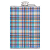 Plaid Fabric Checkered Print Pattern-57688 Heupfles (Achterkant)