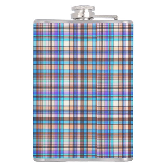 Plaid Fabric Checkered Print Pattern-57688 Heupfles (Achterkant)