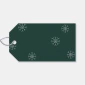 Plaid Familie Groen Blauw Campbell Tartan Cadeaulabel (Achterkant Horizontaal)