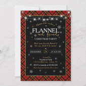 Plaid Flanel en vrienden kerstfeest Kaart (Voorkant)