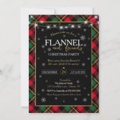 Plaid Flanel en vrienden kerstfeest Kaart (Voorkant)