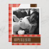 " Plaid" Foto Briefkaart (Voorkant / Achterkant)