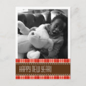 " Plaid" Foto Briefkaart (Voorkant)