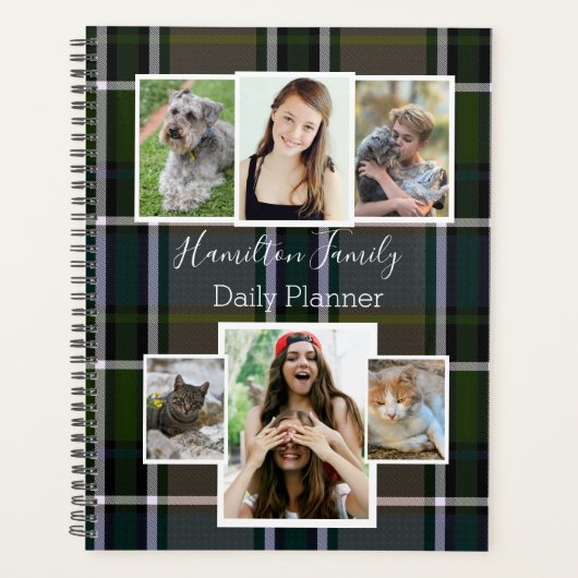 Plaid Foto Dagelijkse Planner - HAMbWG (Voorkant)