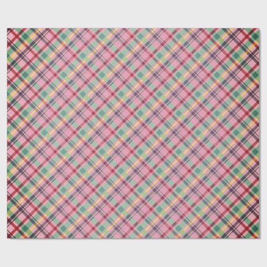 Plaid Fun Cadeaupapier (Vlak)