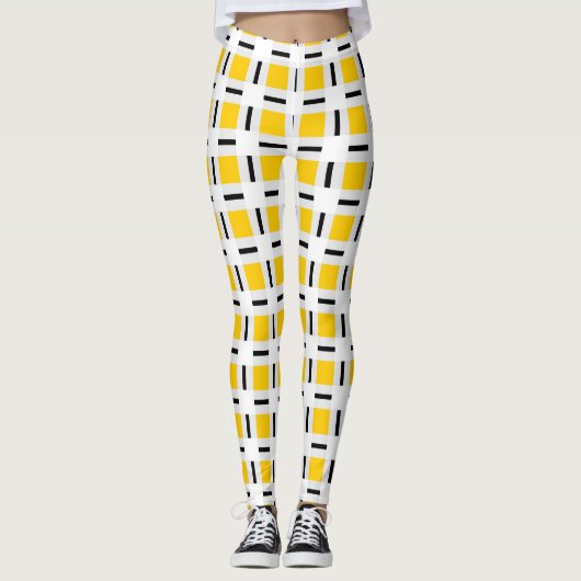 Plaid geruit leggings (Voorkant)