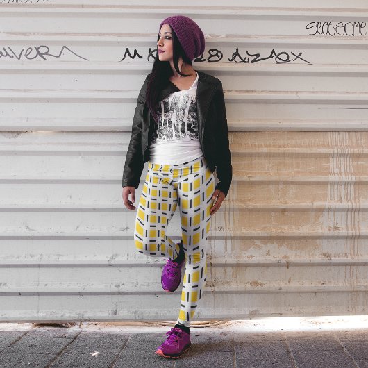 Plaid geruit leggings