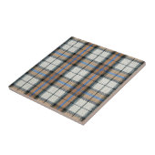 Plaid Geruite Stof Keramische Tegel Modern Design Tegeltje (Zijkant)