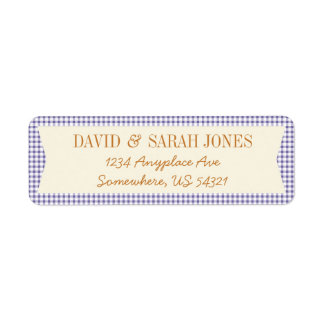 Plaid Gingham Controleer Patroon Fabric Crafts Lab Etiket