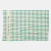 Plaid Gingham Rustieke familienaam Boerderij Theedoek (Horizontaal)