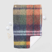 Plaid Golfen Herfst Pattern Destiny's Destiny Golfhanddoek (Insitu)