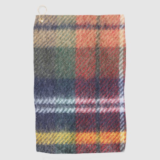 Plaid Golfen Herfst Pattern Destiny's Destiny Golfhanddoek (Voorkant)