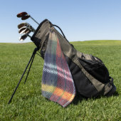 Plaid Golfen Herfst Pattern Destiny's Destiny Golfhanddoek (Groen)