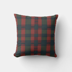  plaid gordijnstof kussen