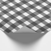 Plaid Gray Cadeaupapier (Hoek)