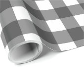 Plaid Gray Cadeaupapier (Rol Hoek)
