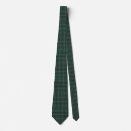 Plaid Green Blue Tartan Traditional Style Neck Tie Stropdas