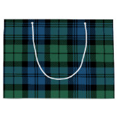 Plaid Green Check Campbell Tartan Groot Cadeauzakje (Voorkant)