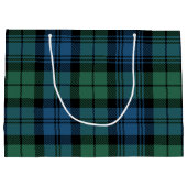 Plaid Green Check Campbell Tartan Groot Cadeauzakje (Achterkant)